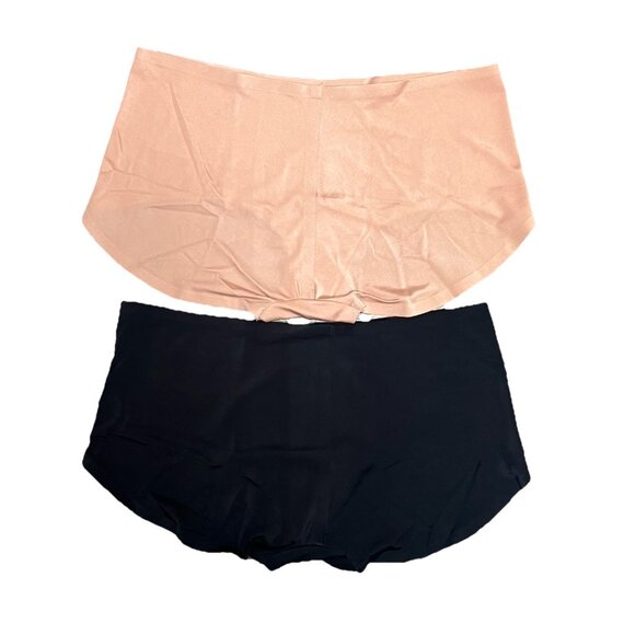 NWT Free People x WE ARE HAH Hipster Boyshort Panties Large Black & Copper Rose - Picture 3 of 16